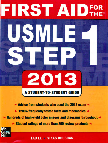 First Aid for the USMLE Step 1 2013